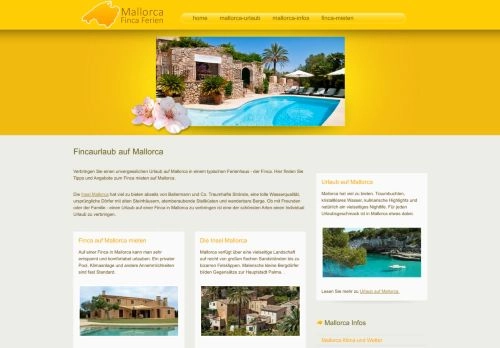 Fincaurlaub Mallorca - Ferienhaus mieten auf Mallorca