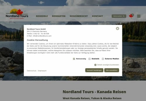 Nordland Tours - Kanada Reisen