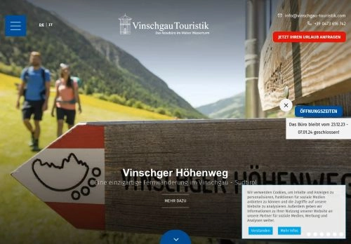 Reisebüro Vinschgau Touristik: Für Ihre persönlichen Urlaubsträume
