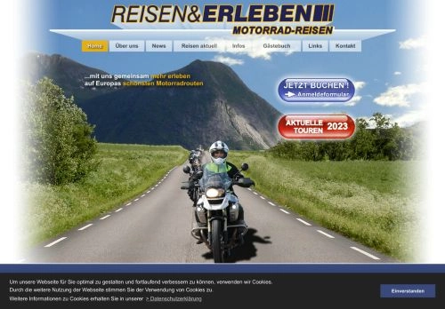 Reisen und Erleben GmbH - Motorradtouren / Motorradreisen in Europa 2018