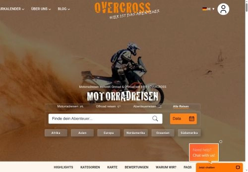 https://www.overcross.com/motorradreisen