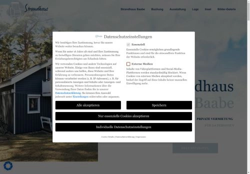 Strandhaus Baabe / Ferienhaus auf R