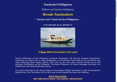 http://www.bernds-tauchsafaris.de